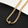 Adjustable 304 Stainless Steel Slider Necklaces X-NJEW-L156-004G-2