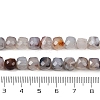 Natural Botswana Agate Beads Strands G-H078-C37-6mm-5
