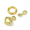 Brass Spring Gate Rings KK-M322-11G-02-2