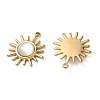 Natural Freshwater Shell Pendants STAS-G397-03G-01-2