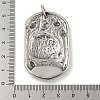 316 Surgical Stainless Steel Pendants STAS-Z073-74AS-01-3