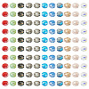 220Pcs 11 Colors Electroplate Glass Beads Strands EGLA-TA0013-52-3