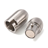 304 Stainless Steel Locking Tube Magnetic Clasps STAS-A151-02C-P-3