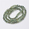 Electroplate Transparent Glass Beads Strands LS-EGLA-A034-T6mm-S11-2
