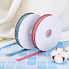 2 Rolls 2 Colors Polyester Ribbon OCOR-TA0001-43-10