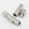 Tarnish Resistant 304 Stainless Steel Bayonet Clasps STAS-A021-M-3