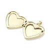 Printed Brass Locket Pendants KK-CBA9B3D-01G-05-2