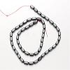 Non-magnetic Synthetic Hematite Bead Strands G-F300-40A-09-2