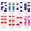 Full-Cover Wraps Nail Polish Stickers MRMJ-R086-MLE04-M-3