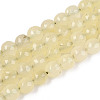 Dyed Natural White Jade Beads Strands X-G-T139-8mm-60-13-4