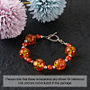 Resin Imitation Amber Beads CRES-TA0001-17-11