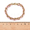 304 Stainless Steel Cable chain Bracelets for Women BJEW-B137-01-5