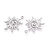 304 Stainless Steel Pendants STAS-T065-07P-2