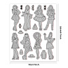 Rubber Clear Stamps DIY-WH0251-015-2