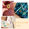  60Pcs Alloy Knitting Stitch Marker Rings FIND-NB0003-47-5