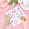 Custom PVC Plastic Clear Stamps DIY-WH0439-0049-4