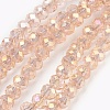 Electroplate Glass Beads Strands LS-GLAA-K027-01AB-1