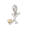 Brass European Dangle Charms LS-KK-Z097-01X-GP-1