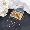 Beebeecraft 100Pcs 304 Stainless Steel Stud Earring Findings FIND-BBC0001-24-7