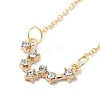 3Pcs Alloy Rhinestones Anklets LS-AJEW-S083-01G-04-3