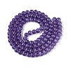 Transparent Glass Imitation Cat Eye Beads Strands GLAA-Q110-01B-03-2