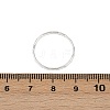 925 Sterling Silver Plain Band Finger Rings RJEW-P165-01A-S-5