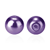 Pearlized Eco-Friendly Dyed Glass Pearl Round Bead HY-PH0002-15-B-3