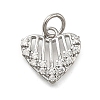 Brass Rhinestone Pendants KK-V002-03P-1