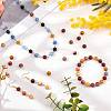 Natural Mookaite Round Beads Strands G-AR0001-60-4