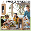 Rectangle Paper Bouquet & Wine Packaging Bags with Rope Handles and Visible Window ABAG-WH0072-001-5