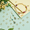 120Pcs Rack Plating Brass Bead Frames KK-PH0010-78G-5