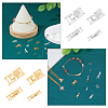 SUPERFINDINGS 16Pcs 4 Styles 2 Colors Eco-Friendly Brass Watch Band Clasps KK-FH0007-35-5