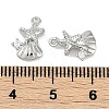 Brass Micro Pave Cubic Zirconia Charms KK-I719-39P-3