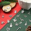 100Pcs 20 Styles Tibetan Style Alloy Pendants FIND-YW0005-44-5