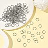 Tarnish Resistant 304 Stainless Steel Open Jump Rings STAS-E067-08-10mm-5