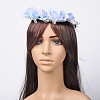 Wedding Party Beach Bride Flower Headband Garland/Wreath OHAR-R139-01-3