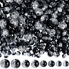450Pcs 4 Styles Spray Painted Crackle Glass Beads CCG-PA0001-09C-1