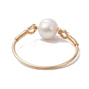 Potato Natural Cultured Freshwater Pearl Beads Finger Rings RJEW-JR00791-02-4