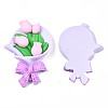 Opaque Resin Cabochons CRES-N024-78-2