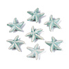 Spray Painted Synthetic Turquoise Beads Strands G-Q606-110F-1