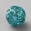 Opaque Acrylic Glitter Beads FIND-CJC0010-111A-23-1