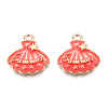 Alloy Enamel Pendants ENAM-CJC0014-03F-2