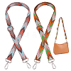 WADORN 2Pcs 2 Colors Arrow Pattern Adjustable Polyester Webbing Bag Straps PURS-WR0001-24A-1