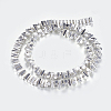 Non-magnetic Synthetic Hematite Beads Strands X-G-P338-24A-3x6mm-S-2