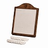 Wooden Earring Organizer Display Photo Frames with Velvet Mat and 16Pcs Earring Display Cards WD-CBA8716-01-1