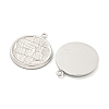 Non-Tarnish 304 Stainless Steel Pendants STAS-L278-052P-2