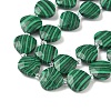 Synthetic Malachite Beads Strands G-D316-A11-3
