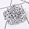 Craft White Acrylic Beads MACR-YW0001-13-1