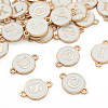 26Pcs Alloy Enamel Letter A~Z Connector Charms FIND-TAC0028-14A-3