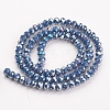 Electroplate Glass Beads Strands LS-EGLA-A034-P3mm-B13-2